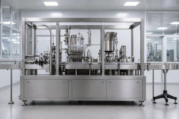 Ampoule filling machine supplier in Gujarat side view