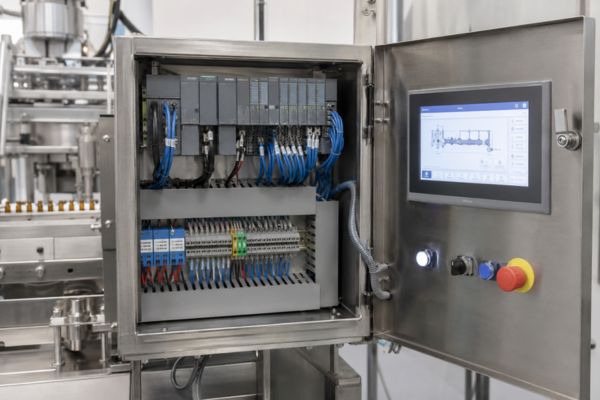 PLC control panel of ampoule sealing machine India