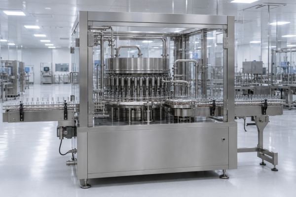 Ampoule washing machine supplier in Gujarat side view