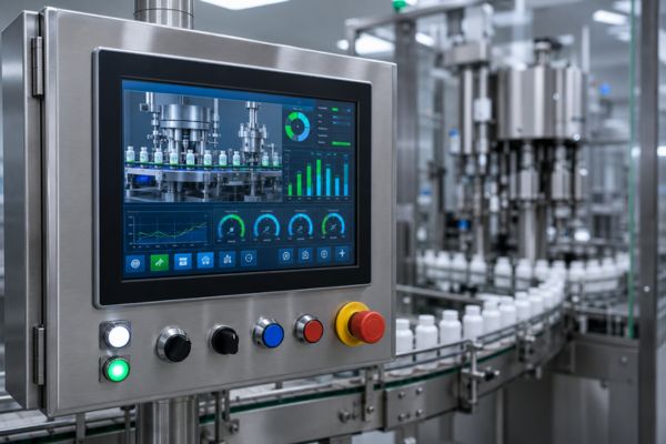 PLC control panel of bottle capping machine India
