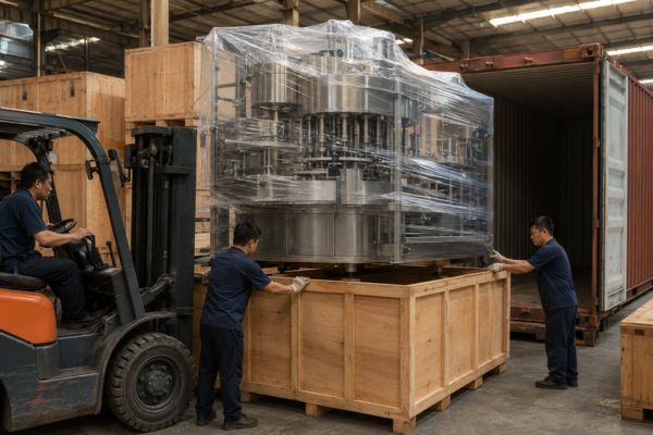 Bottle capping machine exporter from India to Africa