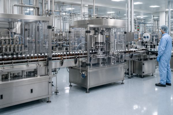 Bottle capping machine installed at pharma plant Ahmedabad