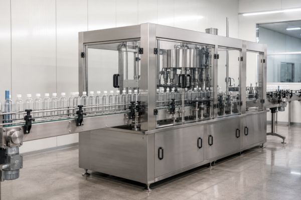Bottle capping machine supplier in Gujarat side view