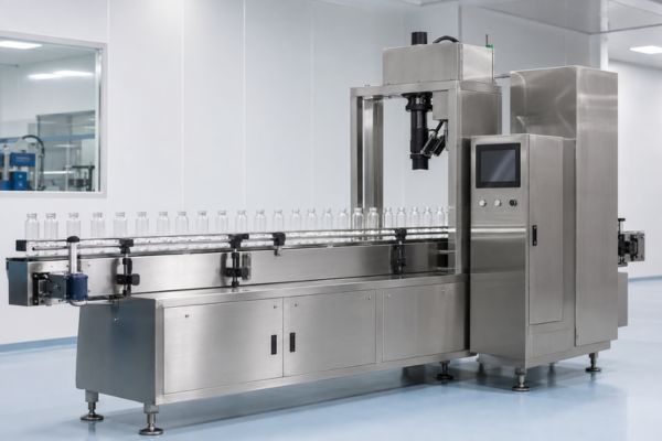 Bottle inspection machine supplier in Gujarat side view